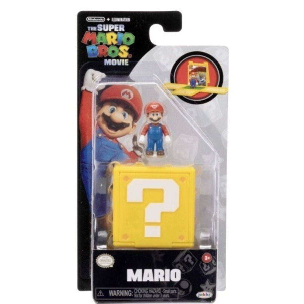 NEW Super Mario Bros. Movie 1 Inch Mario Mini Figure Jakks Pacific Nintendo